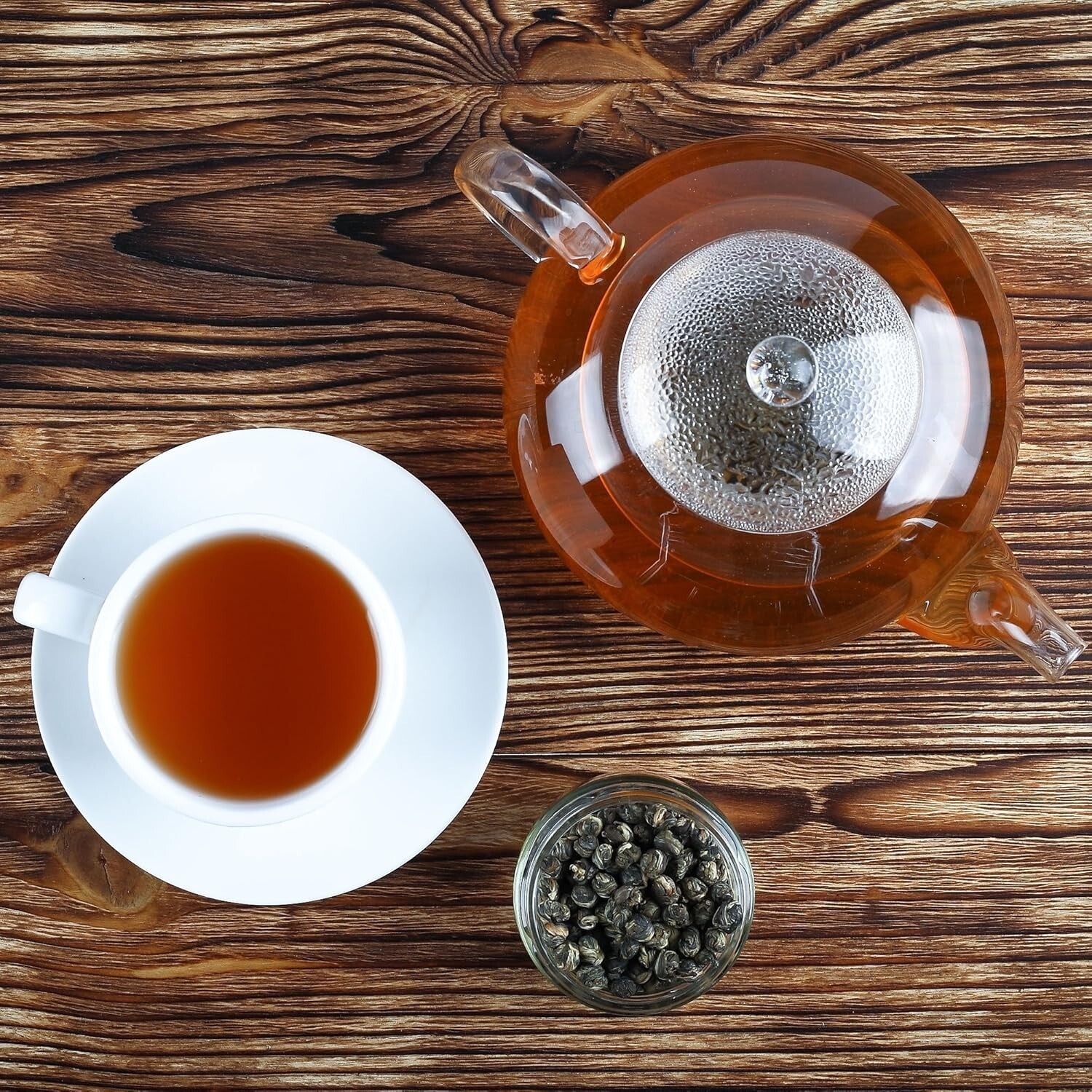 Elegant Jasmine Dragon Pearls - 16oz Green Tea - Ideal For Gifting & Enjoyment