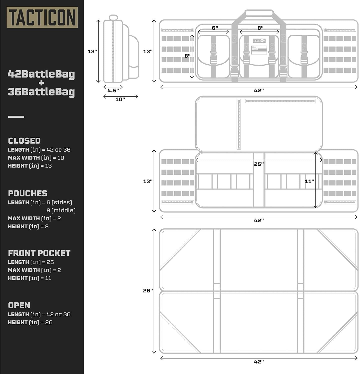 Veteran-Owned Tactical 42-Inch Double Rifle Case - Ultimate Firearm Protection