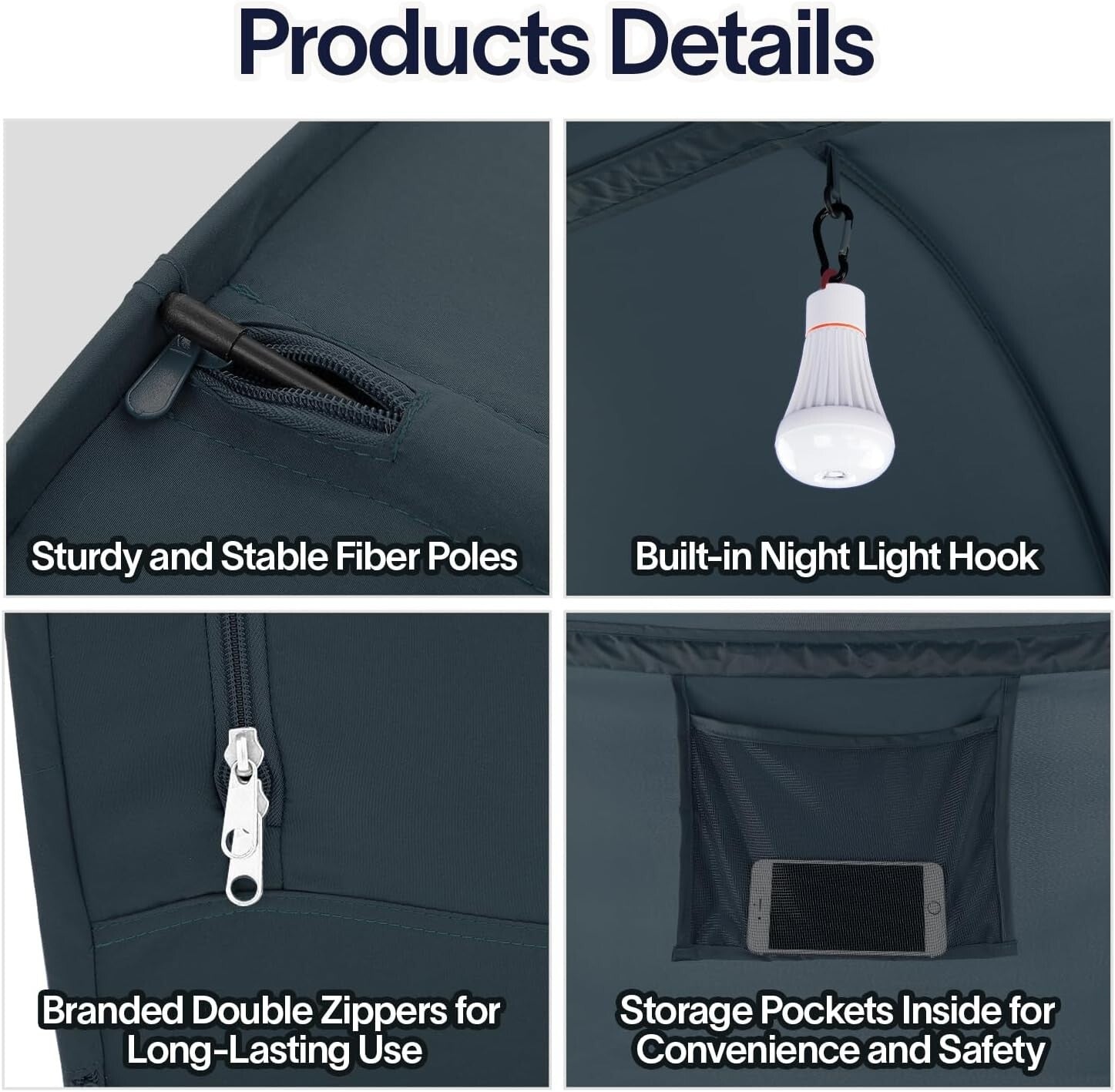 Breathable Indoor Privacy Tent for Twin Beds - Cozy Sleep Space Anywhere