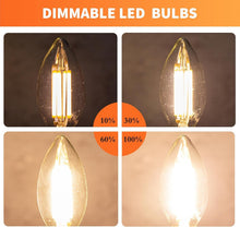 Load image into Gallery viewer, Dimmable E26 LED Candle Light Bulbs, 24-Pack - Soft White Glow for Home Décor