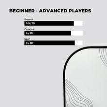 Load image into Gallery viewer, USA Pickleball Approved Paddle | Carbon Fiber &amp; Graphite for Ultimate Control