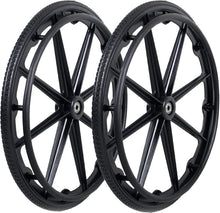 Load image into Gallery viewer, Lightweight 24-Inch Wheelchair Rear Wheel Set - Ideal for Upgrading Performance