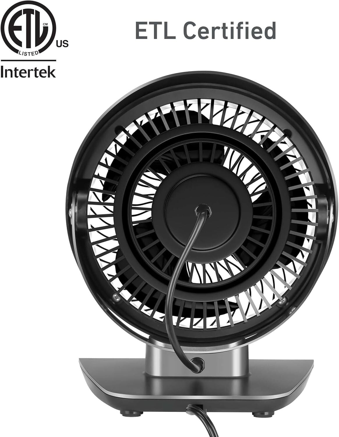 Blizzard 8" Digital Air Circulator Fan with Remote - 3 Speeds & Adjustable Tilt