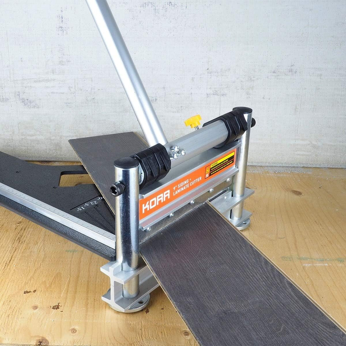 Compact 9" KORR Cutter for Laminate & Siding with Built-in Miter Settings