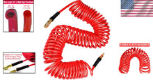 Load image into Gallery viewer, High-Flow 50ft Polyurethane Air Hose with Quick Coupler and Bend Restrictor