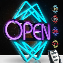 Load image into Gallery viewer, Eye-Catching Wall Mount LED Open Sign - 49 Colors, Bright Visibility Day &amp; Night