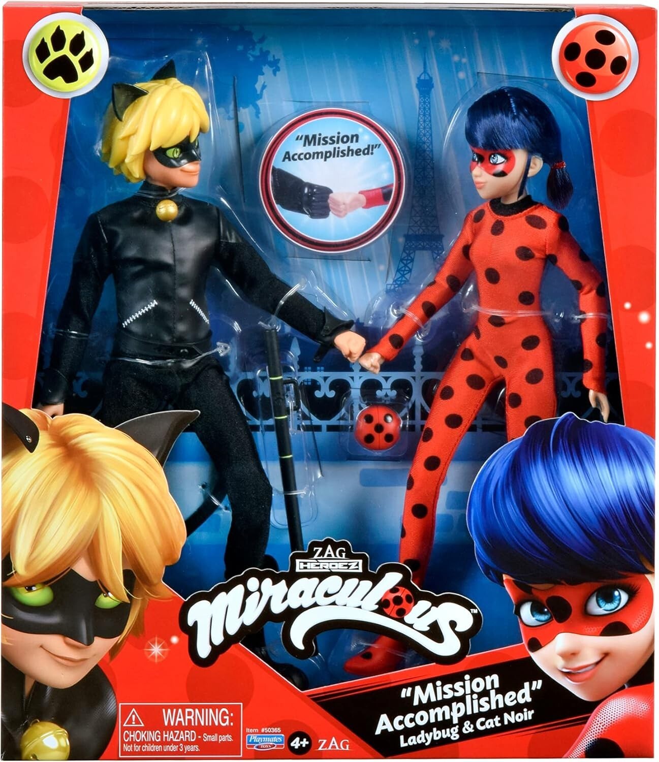 Exclusive Ladybug & Cat Noir 2-Pack Dolls - Perfect for Creative Play