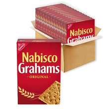 Load image into Gallery viewer, Wholesome GRAHAMS Original Graham Crackers - 12 Boxes with Whole Grain Goodness