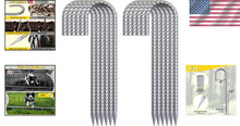 Load image into Gallery viewer, Versatile Heavy Duty 12" Rebar Stakes - Easy to Use for Secure Ground Anchoring