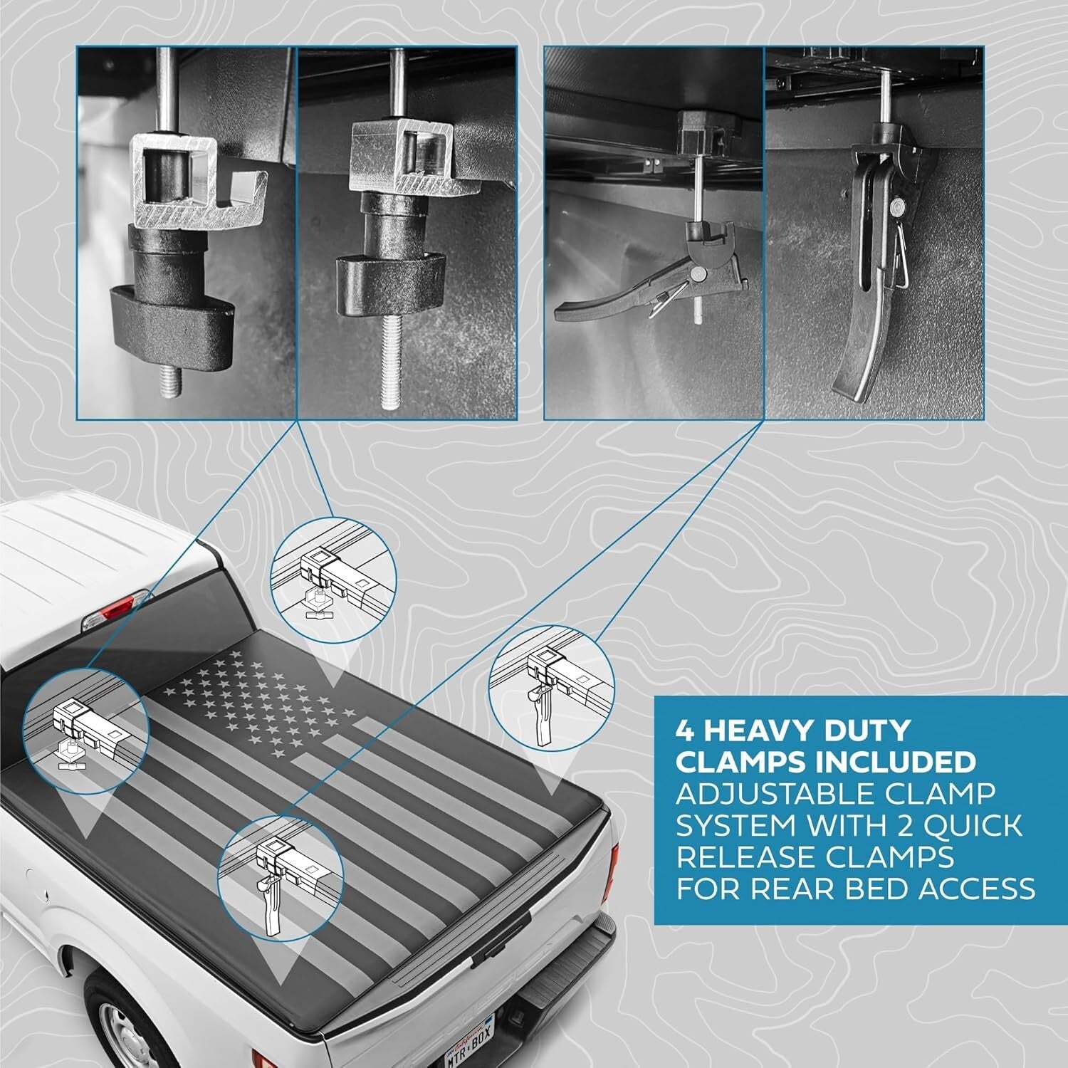 All-Weather Tri-Fold Bed Cover for 2009-2025 Ram 1500/2500/3500 - Easy Install