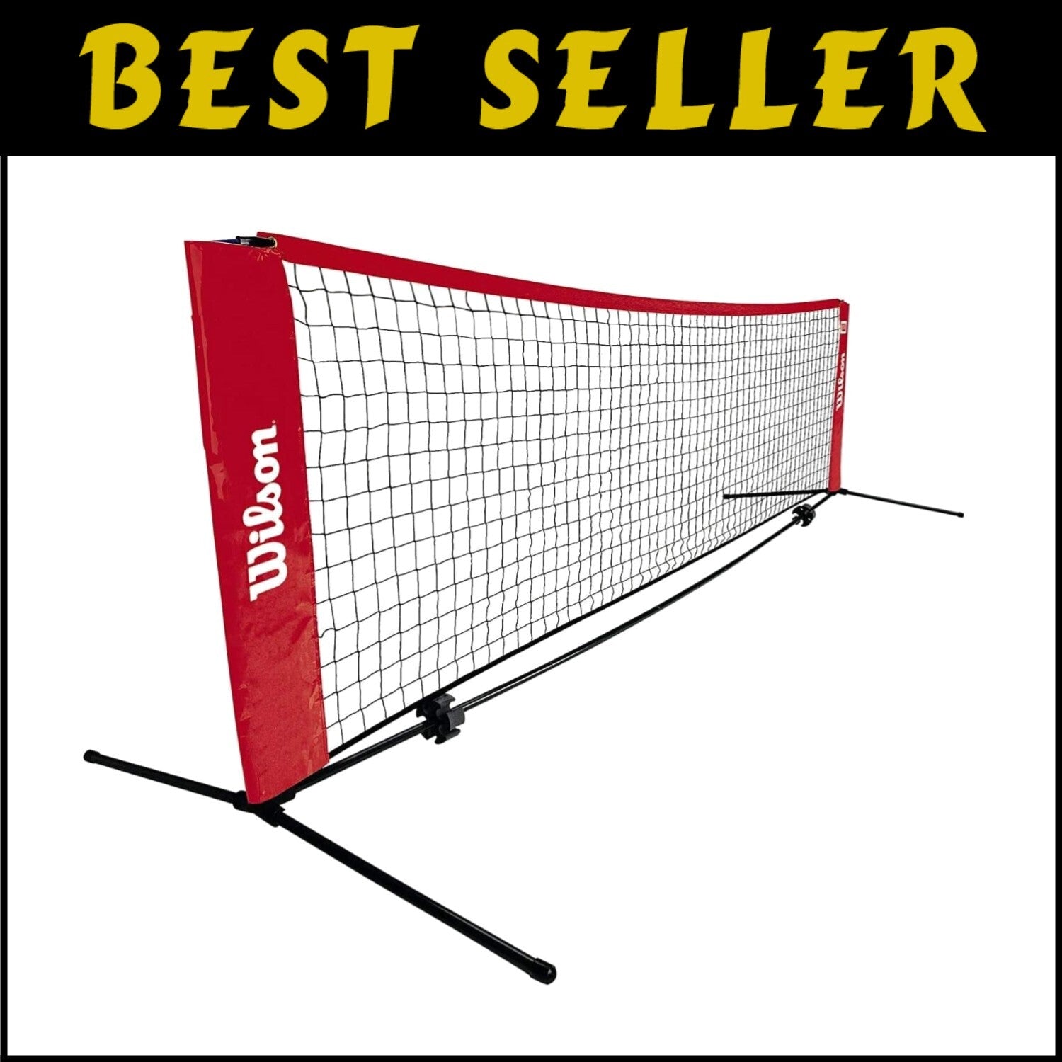 Wilson EZ Tennis Net, 18 ft - Lightweight, Quick Setup for Young Athletes