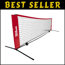 Load image into Gallery viewer, Wilson EZ Tennis Net, 18 ft - Lightweight, Quick Setup for Young Athletes