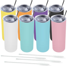 Load image into Gallery viewer, Premium Double Wall Insulated 20oz Tumbler Set - Perfect for Hot &amp; Cold Drinks