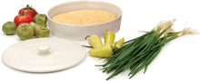 Load image into Gallery viewer, Durable 10" Round Stoneware Tortilla Warmer - Dishwasher &amp; Microwave Safe