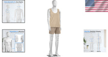 Load image into Gallery viewer, Sturdy 73-Inch Male Mannequin with Adjustable Design for Eye-Catching Displays