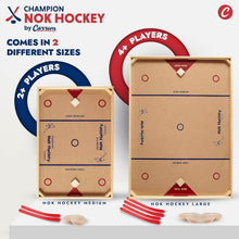 Load image into Gallery viewer, Portable Standard Size Nok Hockey Board Game - Perfect for Adventure and Fun
