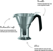 Load image into Gallery viewer, Precision Stainless Steel Funnel with Silicone Handle &amp; Adjustable Flow Control