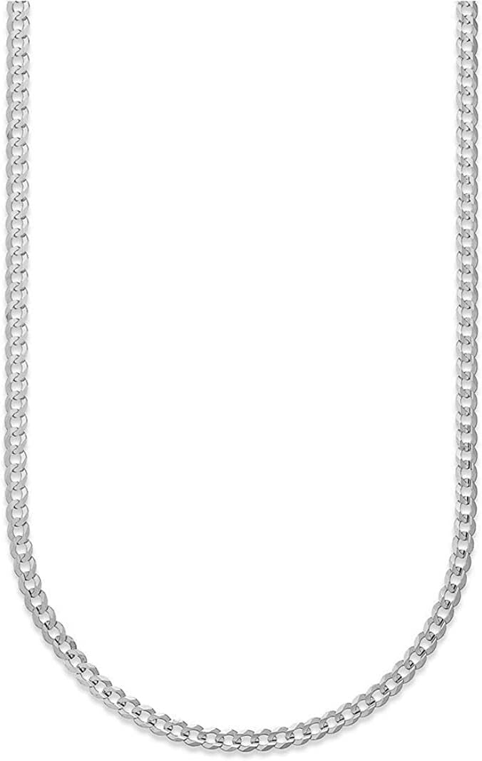 Elegant Sterling Silver Rope Chain - 1mm to 3mm - Choose Your Style & Length