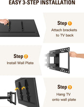 Load image into Gallery viewer, Durable TV Wall Mount for 42-86" TVs - Easy Install, Centering &amp; Glare Reduction