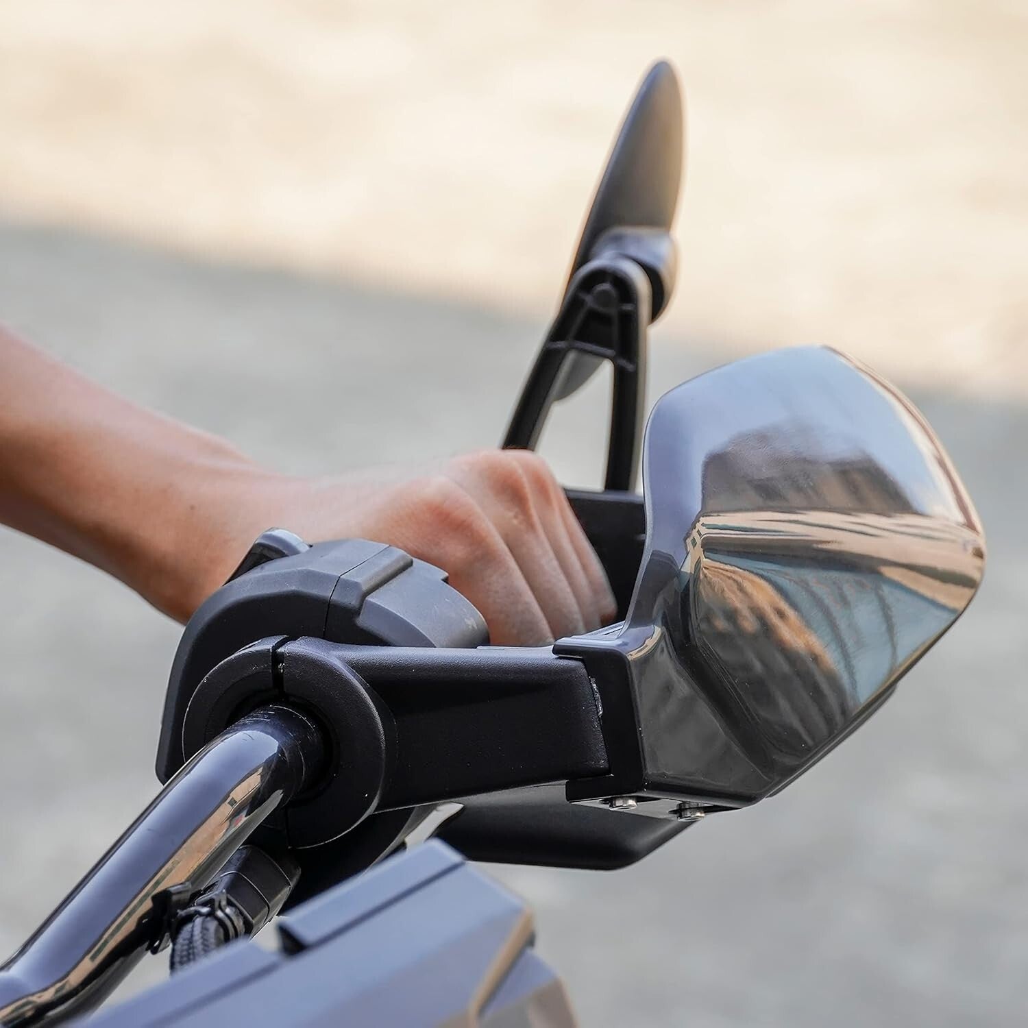 Stylish Black Handguards Protector Wind Deflector for All Can-Am Ryker Models