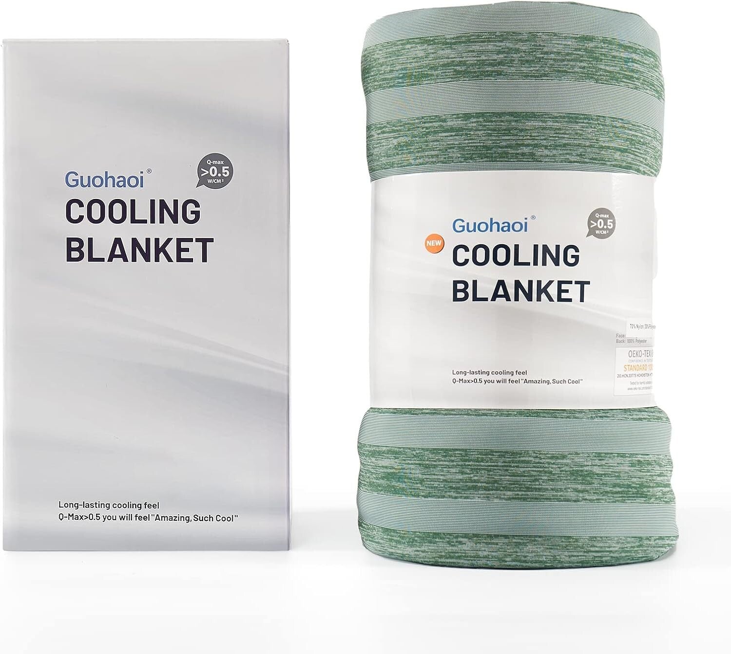 90"x90" Queen Size Cooling Blanket for Hot Sleepers - Ultra Breathable Comfort