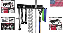 Load image into Gallery viewer, Omega Gym Wall Organizer: 23-Inch Heavy-Duty Rack for Ultimate Gear Storage