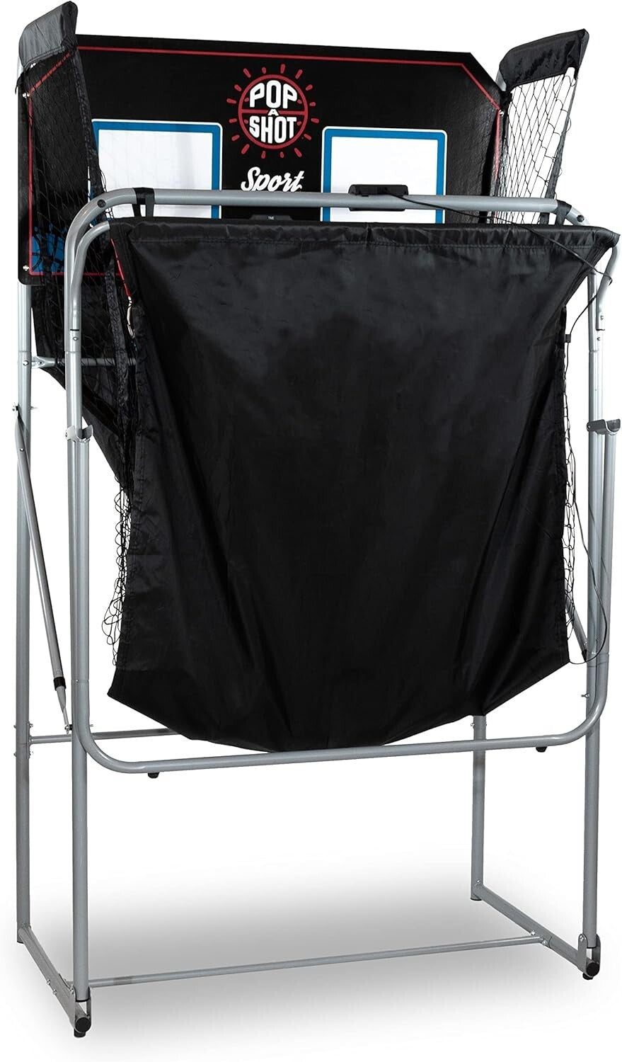 Foldable Arcade Basketball Game - Durable Steel Frame with 10 Game Options