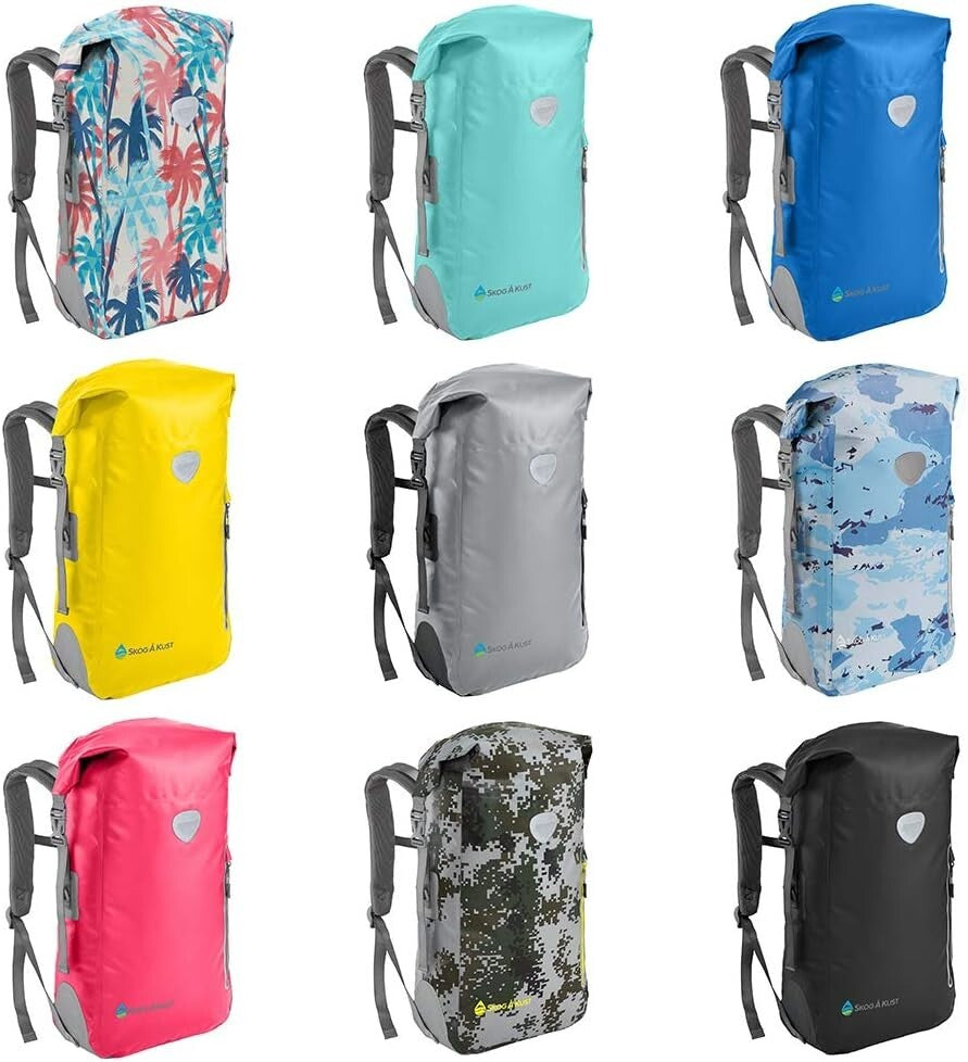 BackSåk Waterproof Floating Backpack - 25L & 35L Sizes with Exterior Pocket