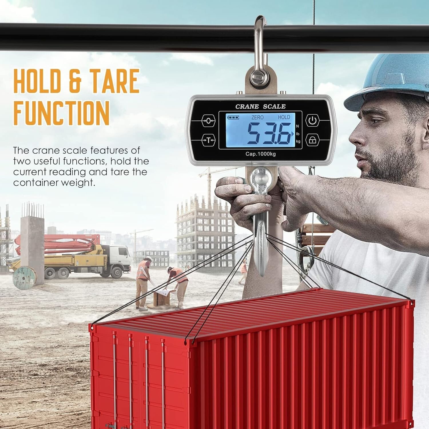 OIML Certified 2200lb Digital Scale - Ideal for Large Game and Industrial Use