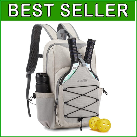 Durable Pickleball Backpack with Padded Straps & Hidden Pocket - Perfect Gift