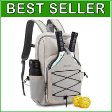 Load image into Gallery viewer, Durable Pickleball Backpack with Padded Straps &amp; Hidden Pocket - Perfect Gift