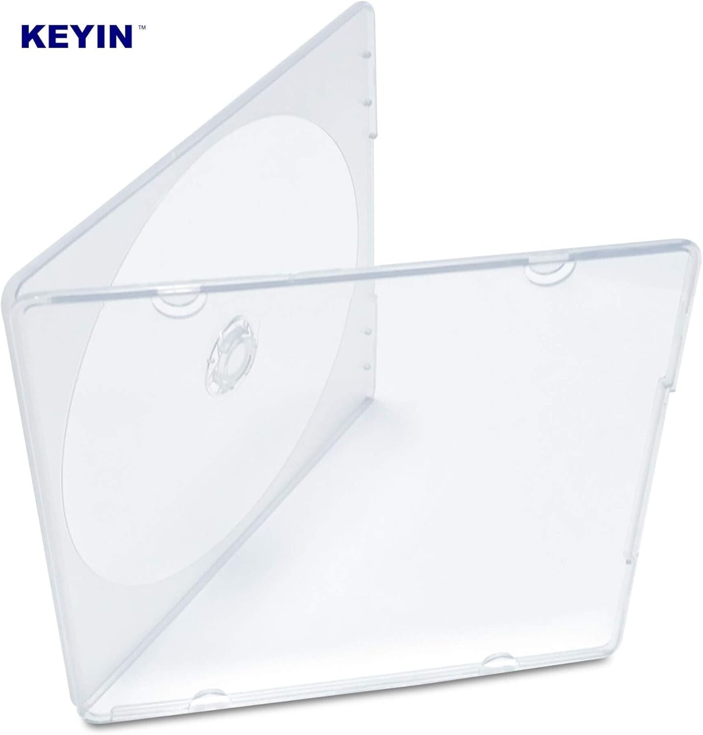 Space-Saving 100-Pack Clear Poly CD Cases - Perfect for Organizing Discs