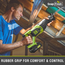 Load image into Gallery viewer, 20V Cordless Reciprocating Saw - 3000 SPM, Tool-Free &amp; LED Light for Precision