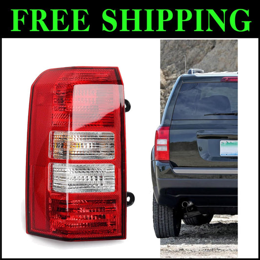 Premium Quality Left Taillight for Jeep Patriot (2008-2017) - 12V Brake Light