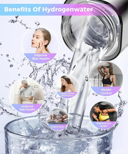 Load image into Gallery viewer, Ergonomic Hydrogen Water Bottle – 3000-6000 PPB Ionizer for Travel &amp; Office Use