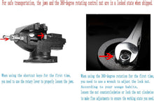 Load image into Gallery viewer, Heavy-Duty Workshop Vise with Quick Locking Mechanism &amp; Protective Washers