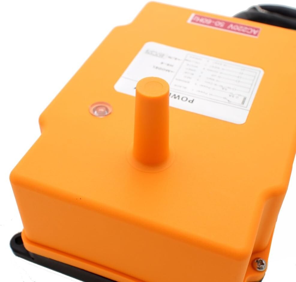 6-Key Industrial Wireless Crane Remote Control - Durable and Waterproof Design