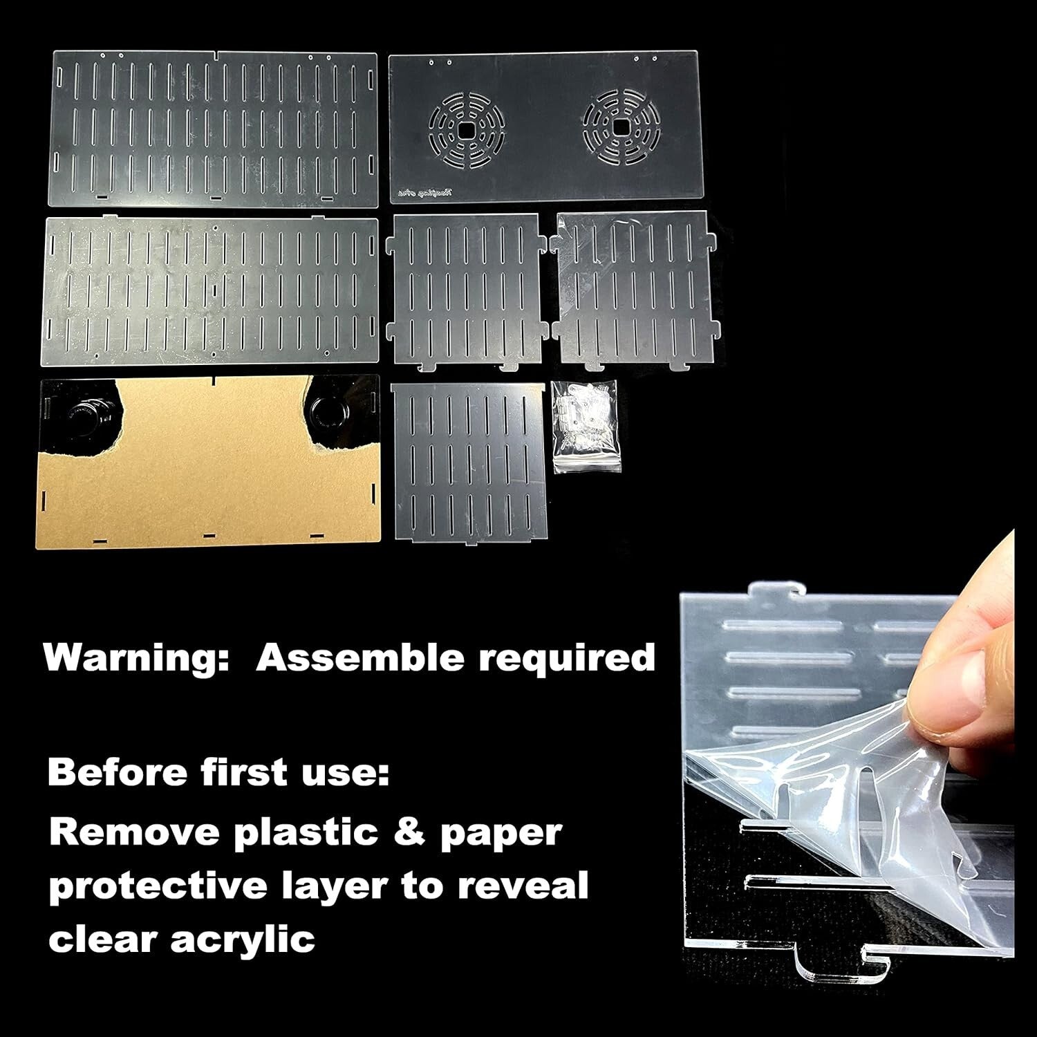 Clear Acrylic Acclimation Box for Fish Breeding - Magnetic Isolation Tank