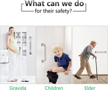 Load image into Gallery viewer, 24-Inch Polished Stainless Steel Grab Bars - 500 lb Capacity for Safety