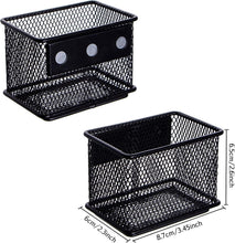 Load image into Gallery viewer, Compact Magnetic Pencil Holders - 3.45x2.3in - Ideal for Clutter-Free Spaces