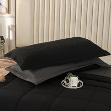 Load image into Gallery viewer, Soft and Fluffy Oversized King Comforter with 8 Corner Tabs - Modern Design