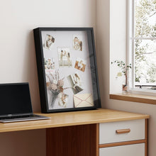 Load image into Gallery viewer, Elegant 16x20 Shadow Box Frame in Black with Shatterproof Plexiglass Cover