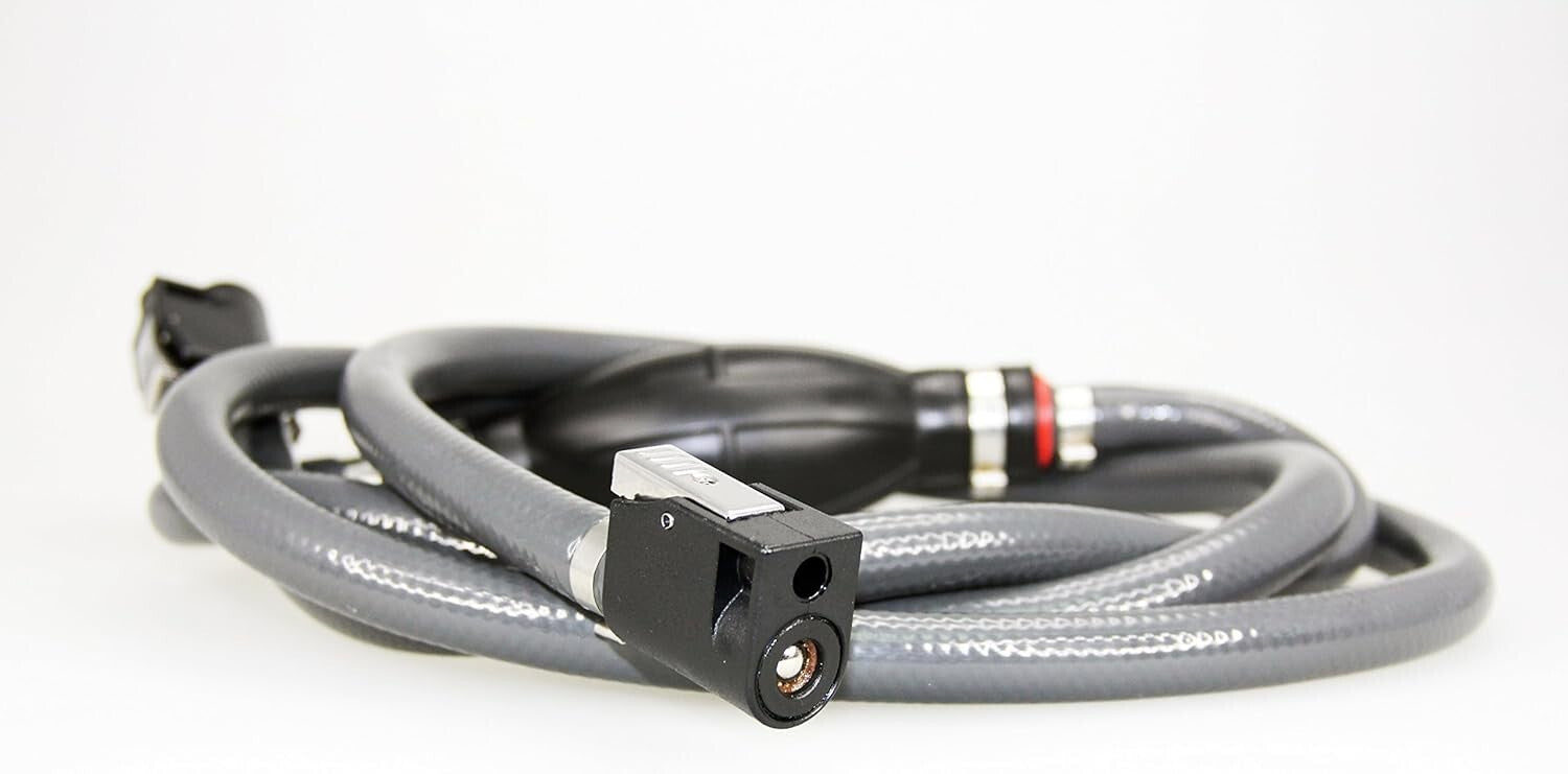 7ft Ethanol-Compatible Fuel Hose with Alcohol Resistant Material & Rubber Primer
