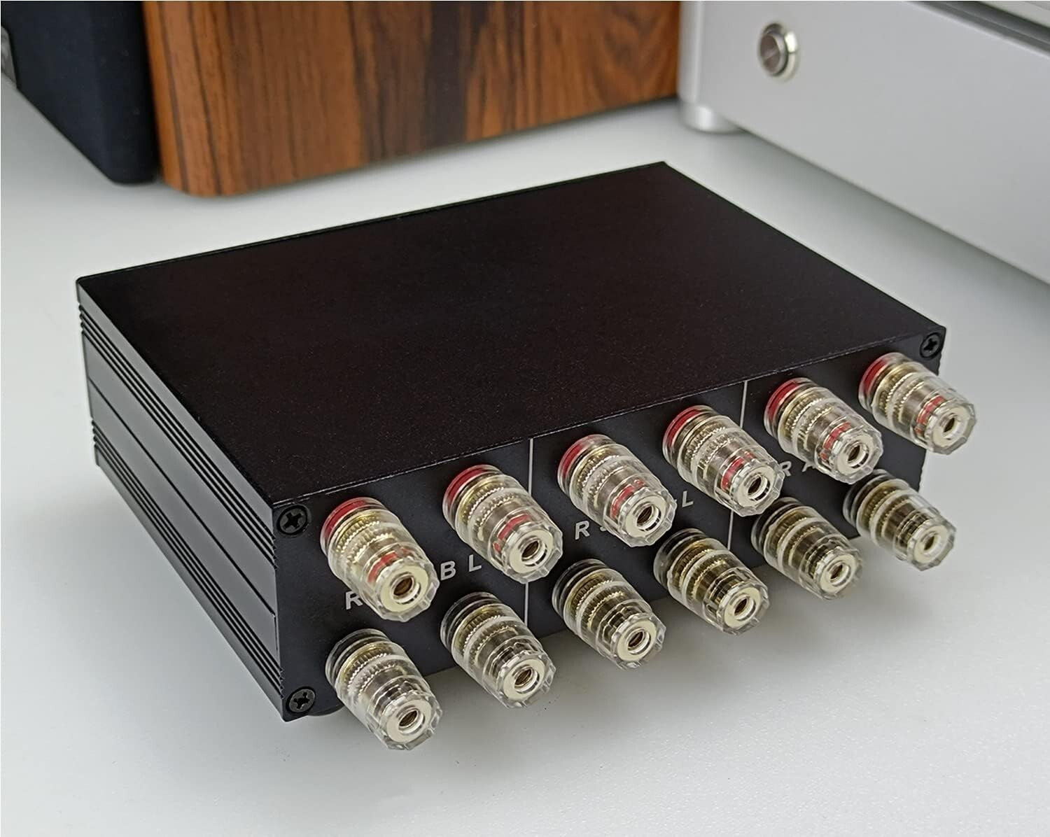 Premium 21-in-12-out Amplifier Speaker Switcher Selector for Audiophiles