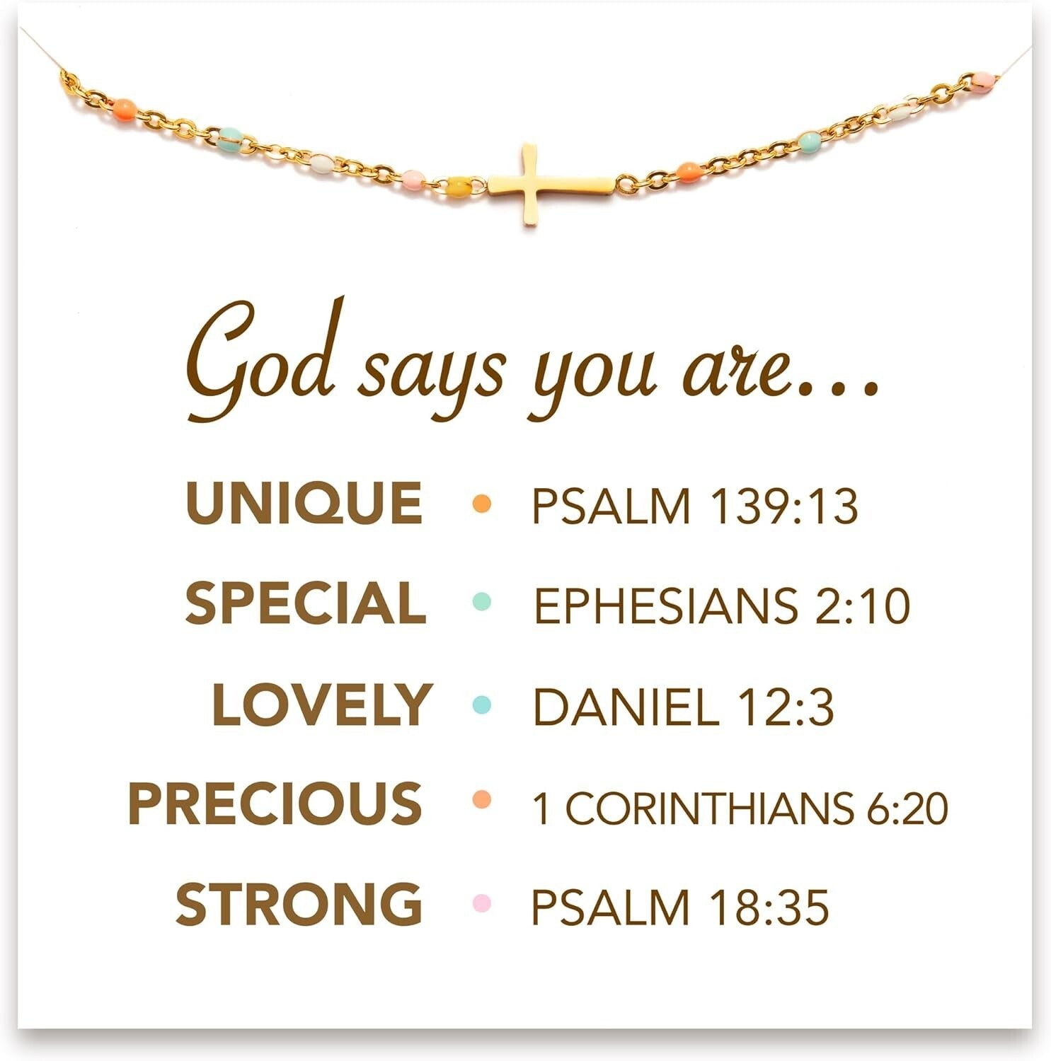 Christian Jewelry: Elegant Cross Bracelet with Gift Card - Perfect for Sisters