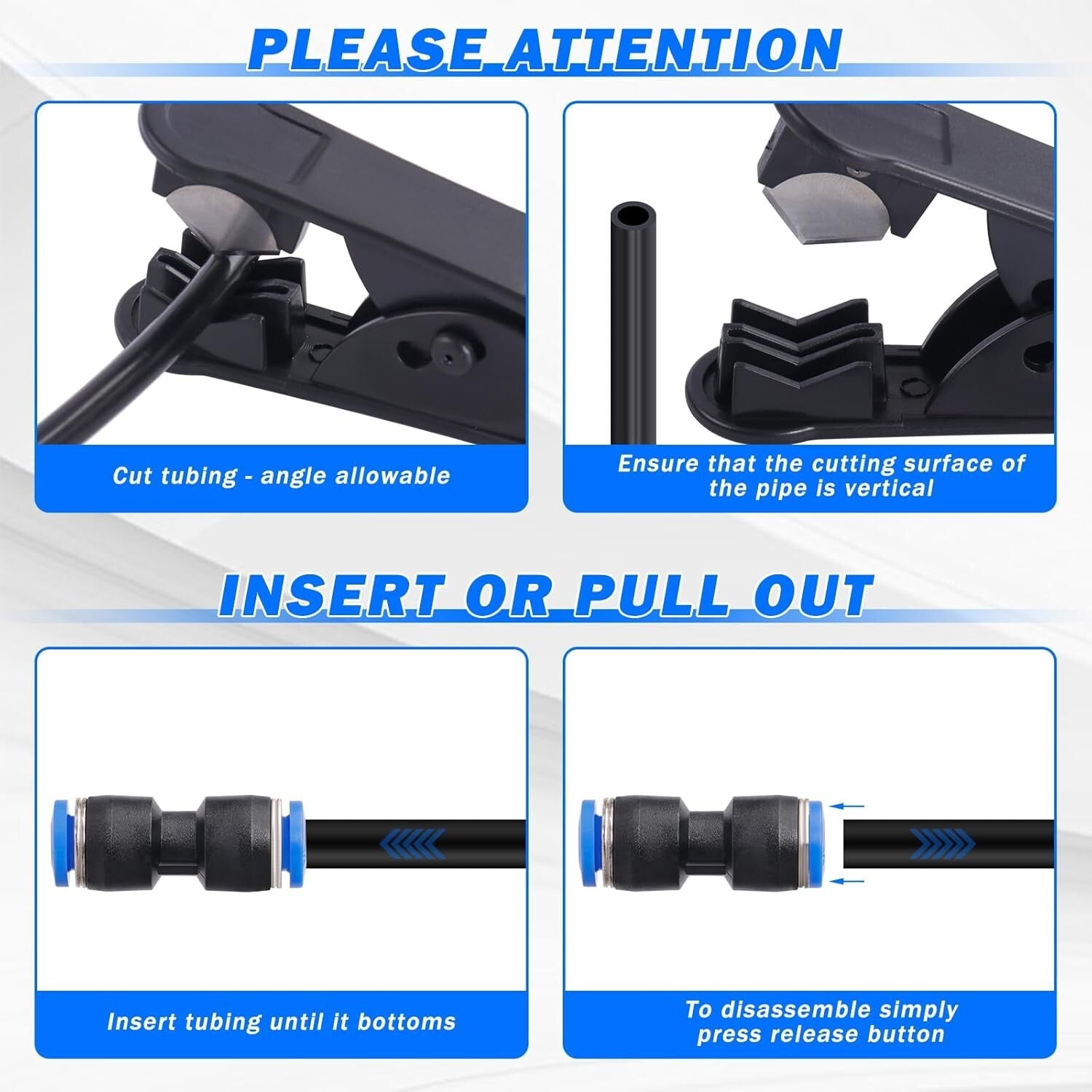 55-Piece Quick Connect Air Hose Fittings Kit - Multiple Sizes & Durable Storage