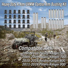 Load image into Gallery viewer, Enhanced UHMW A-Arm Bushing Kit for Polaris Ranger - Smooth Operation Guaranteed