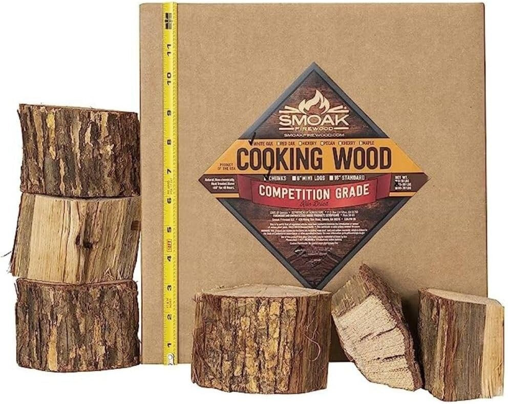 12x12x12 Box of Red Oak Cooking Wood Chunks - Quality for Smokers & Grills