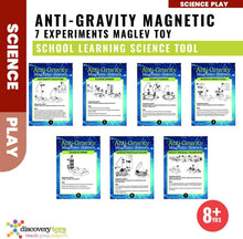 Load image into Gallery viewer, 7 Exciting Experiments with Anti-Gravity Magnetic Levitation Toy Spinner Kit