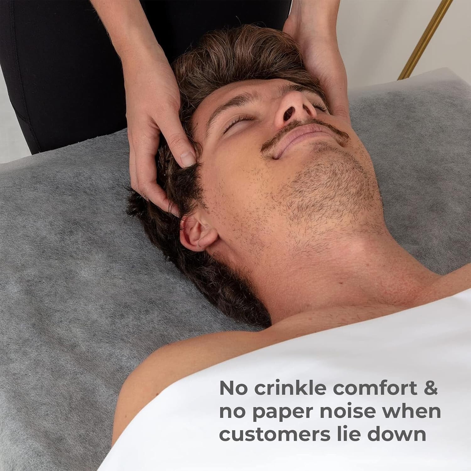 Bulk Disposable Table Covers - Hygienic Non-Woven Sheets, 60 per Roll for Spas